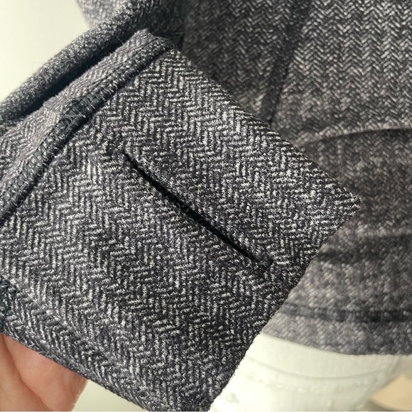 Lululemon Define Jacket Herringbone Grey Size 8 EUC - Picture 2 of 13